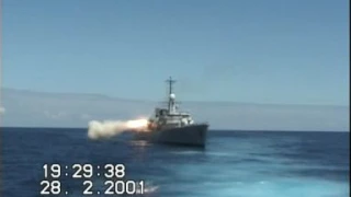 German Navy firing missiles and topedos