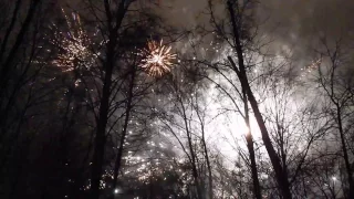 Новогодний фейерверк в ПКиО "Бабушкинский" (01.01.17)