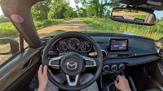 2023 Mazda MX-5 Miata Grand Touring 6MT - POV Test Drive (Binaural Audio)