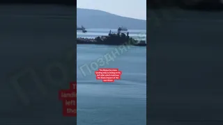 Ukrainian sea drone attacks Russian ship