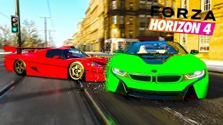 СЛОМАЛ BMW I8 ROADSTER ЗА 1.000.000 КРЕДИТОВ! МЕНЯ ДОГНАЛИ - СМЕРТЕЛЬНЫЕ ВЫЖИВАНИЯ В FORZA HORIZON 4