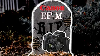 Is the Canon EF M system dead?