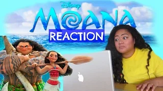 DISNEY'S MOANA OFFICIAL TRAILER REACTION!