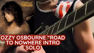 Ozzy Osbourne- Road To Nowhere (intro solo cover)