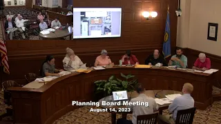 Planning Board Meeting 08/14/2023