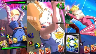 Android 18 All 5 Special moves Animation Dragon Ball Legends