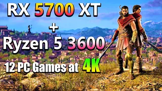 RX 5700 XT + Ryzen 5 3600 | 12 PC Games Tested at 4K