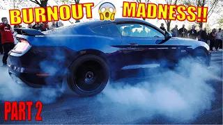 MUSCLE CARS Leaving a BURNOUT PARTY in Style!! - Vantaa Cruising 5/2022 PART 2