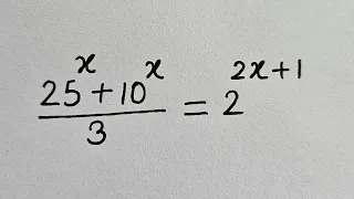 A nice exponential equation to solve #math #exponent