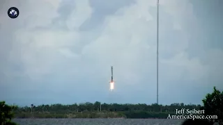 Sonic booms from the return of the CRS-11 booster to LZ-1