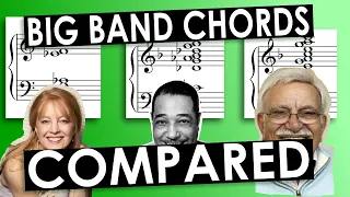 7 Great Big Band Arrangers - Chords Compared