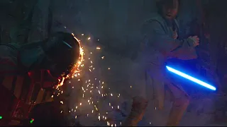 Obi Wan Kenobi vs Darth Vader FULL FIGHT (REMASTERED)