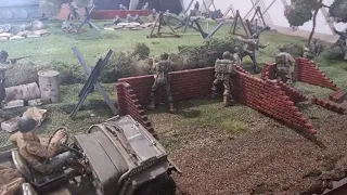 MASSIVE World war 2 Battle Diorama.