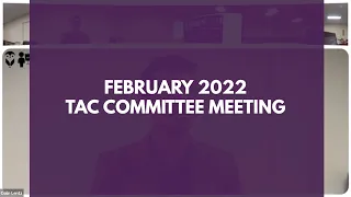 SRPC Technical Advisory Committee - Feb. 4, 2022