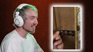 Insane Man Makes Music Out Of A Door Hinge