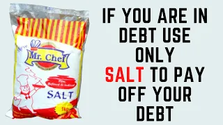 If you are in debt do this