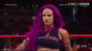 Sasha Banks HOMECOMING Entrance (POP) - RAW August 14. 2017 (HD)