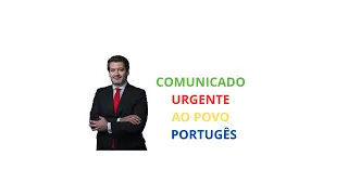 Comunicado Urgente de Andre Ventura ao povo Português,Quem tem que sair é o presidente Macelo e já.