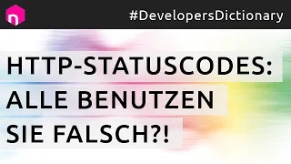 HTTP-Statuscodes: Alle benutzen sie falsch?! // deutsch