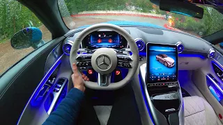 NEW 2022 Mercedes SL 63 55 V8 AMG FIRST DRIVE +SOUND! Interior Exterior Ambiente Light