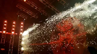 WWE RAW Brock Lesnar Return Entrance Pyro live 07/11/22