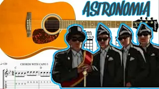 COFFIN DANCE MEME "ASRTONOMIA GUITAR TABS