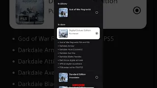 😍 Pre Ordered Digital deluxe Edition of God of war Ragnarok | GOW #preorder #godofwarragnarok #ps5