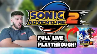 Sonic Adventure 2 FULL LIVE PLAYTHROUGH! (1,000 SUB SPECIAL)