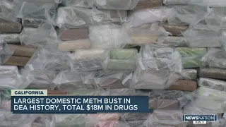 DEA announces record-breaking meth bust tied to cartel in Southern California