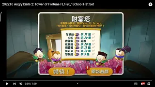 202210 Angry birds 2: Tower of Fortune FL1-15/ School Hat Set