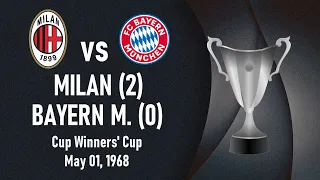 Milan vs Bayern Munich - Cup Winners' Cup 1967-1968 Semi-final, 1st leg - Full match