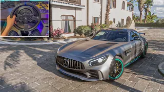 Mercedes AMG GT Black Series - Forza Horizon 5 | Steering Wheel Gameplay