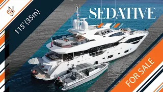 SEDATIVE 116' (35.36m) Sunseeker Yacht for Sale - Tour