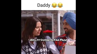 Daddy-Honsla rakh movie funny clip-Diljit dosanjh sonam bajwa shehnaaz shinda grewal#diljitdosanjh