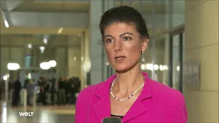 Sahra Wagenknecht 08.12.21: Impfpllicht falscher Weg, Pflege Notstand