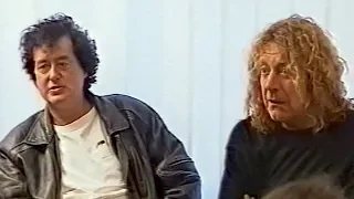 Jimmy Page & Robert Plant - Press Conference,  Poland 1998