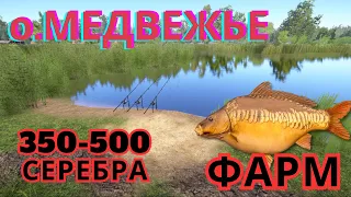 🔴Озеро МЕДВЕЖЬЕ. 🔥Русская Рыбалка 4.🔥 ФАРМ НА КАРПАХ.✌