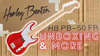 Harley Benton PB-50 FR : unboxing & more