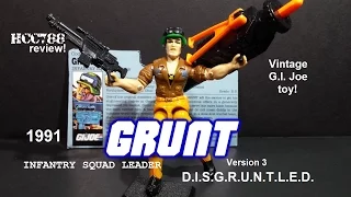 HCC788 - 1991 GRUNT v3 - Infantry Squad Leader - Vintage G.I. Joe toy review! S03E43