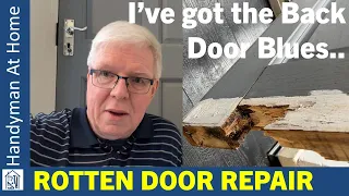 Rotten Door Repair - Sorting Out Some Rot In A Wooden Door