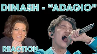 FIRST TIME HEARING "ADAGIO" - DIMASH - REACTION VIDEO...HOLY WOW!