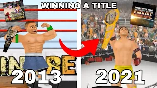 Winning A Title In Every MDickie Wrestling Game! (Mobile)