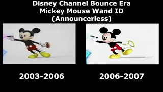 Disney Channel Bounce Era - Mickey Mouse Wand ID Comparison (Announcerless)