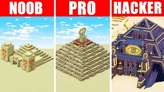Minecraft NOOB VS PRO | Most Safest Security Build Battle