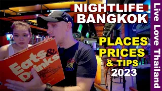 Is Nightlife In BANGKOK Expensive In 2023 | Places Prices & Tips #livelovethailand