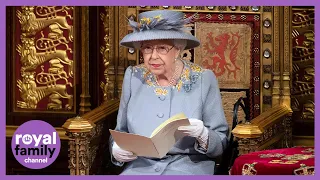 Queen Addresses House of Lords During State Opening of Parliament