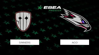 Sinners vs AGO | Map 1 Nuke | ESEA Season 37