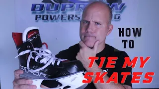 How To Tie Your Hockey Skates for performance and feel