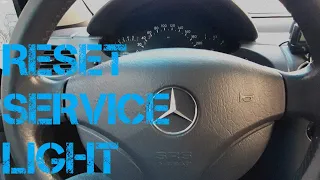 🔧Cómo resetear la luz de mantenimiento a un Mercedes Classe A año 99/ How to Reset service light