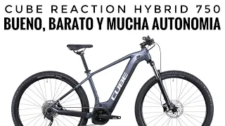 Cube Reaction Hybrid 2022, CUESTA MUCHO MENOS QUE SUS RIVALES eBIKE - eMTB 85nm/750wh